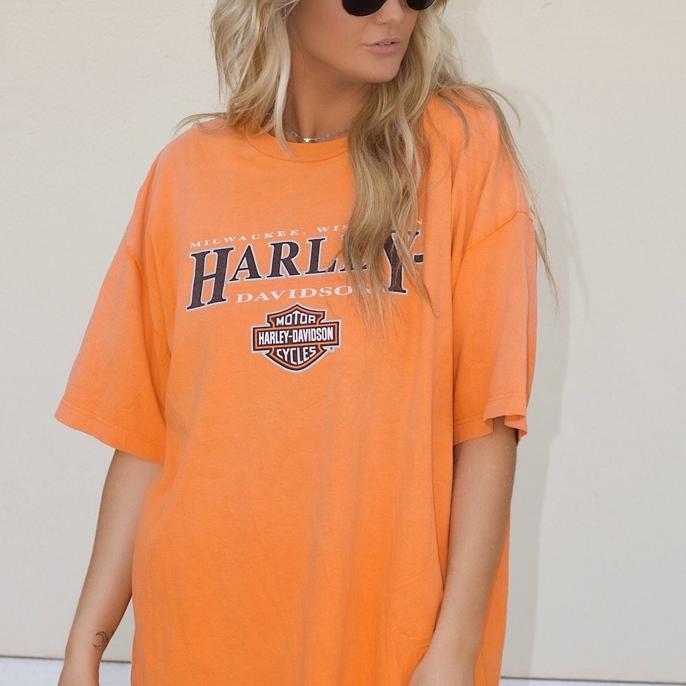 Harley Davidson Oversized Vintage Tee - Picture 3 of 4